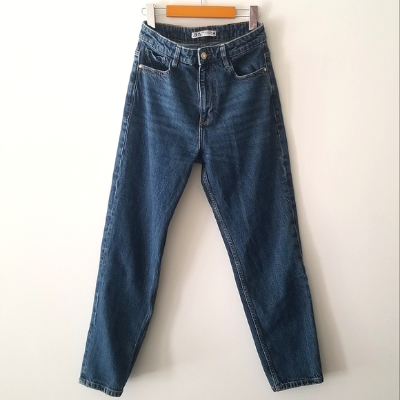 Zara Denim - Zara Z1975 Mom Fit Blue Jeans, Size 6